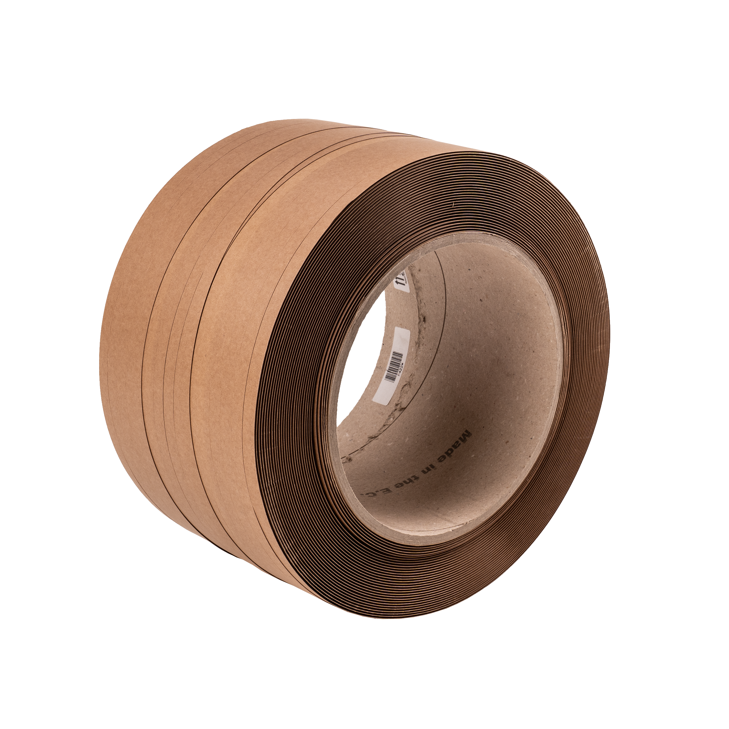 Papier-Umreifungsband braun 12 x 0,45 mm, Kern 200/190 mm