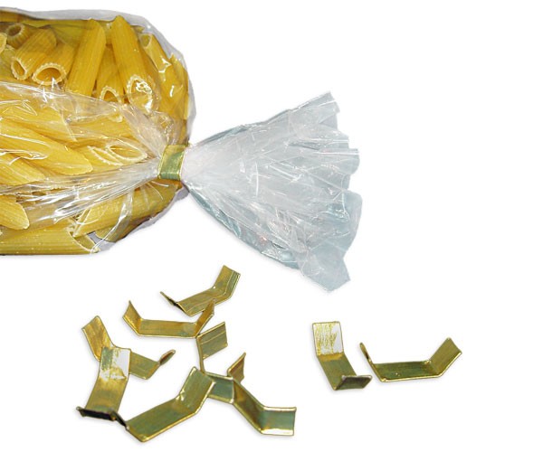 Clipse, Drahtstreifen, gold, 33 mm, in U-Form gebogen, Restposten