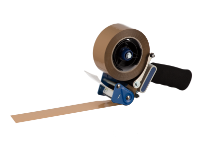 Packband-Handabroller 50 mm  Noise Reducer-PRO II High End, mit zurückziehender Klinge und Softgrip