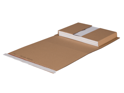 Wellpapp-Wickelverpackung ECO W 458-E Medienverpackung, 302 x 215 x 5 - 70 mm, DIN A4