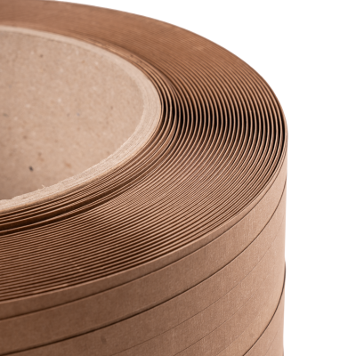 Papier-Umreifungsband braun 12 x 0,45 mm, Kern 200/190 mm
