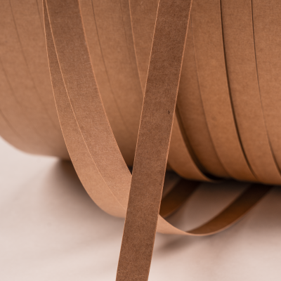 Papier-Umreifungsband braun 12 x 0,45 mm, Kern 200/190 mm